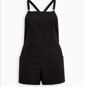 Torrid shortall size 2X black